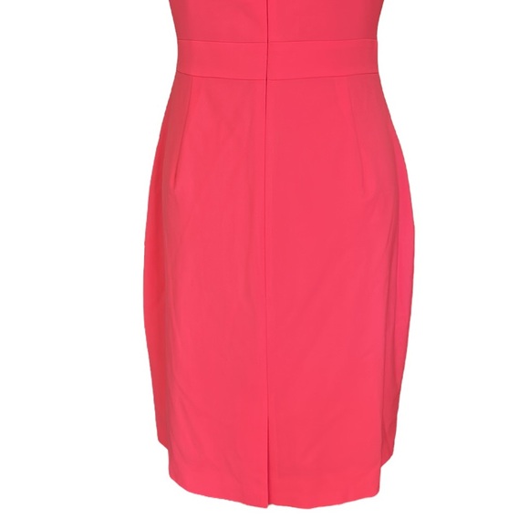 J. Crew Pink Origami Bow Detail Sleeveless Sheath Dress - 12 - Picture 11 of 15